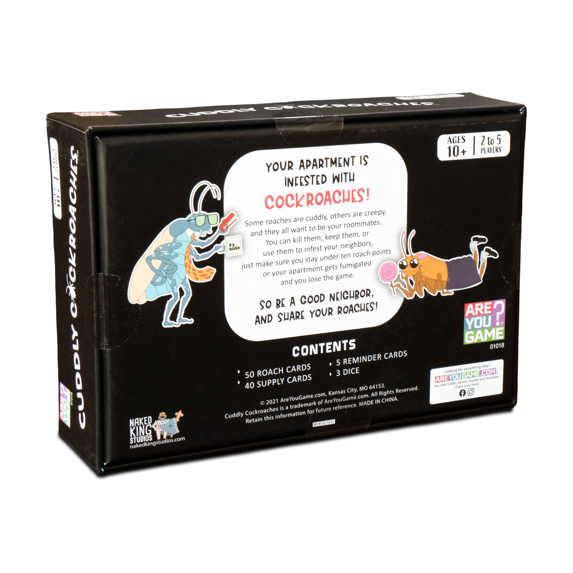 Cuddly Cockroaches Card Game